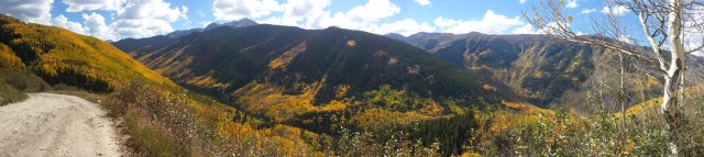 From the back side of Aspen Mountain