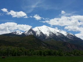 Mt Sopris outside Carbondale