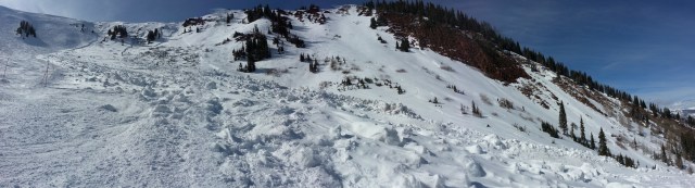 Highlands bowl slide panorama