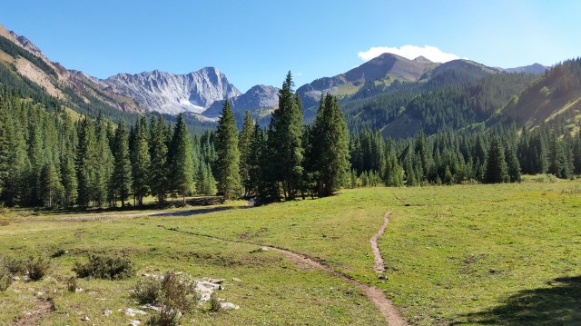 Capitol Peak seen from the Ditch Trail